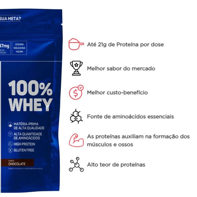 100% WHEY REFIL SABOR CHOCOLATE 900G MAX TITANIUM