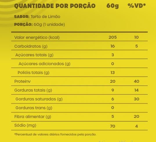 BOLD TORTA DE LIMAO UNIDADE