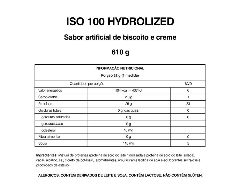 WHEY PROTEIN ISO100 DYMATIZE POTE 1.3LB / 620G SABOR COOKIES & CREAM