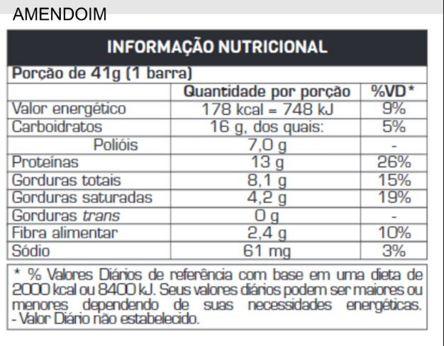 TOP WHEY BAR AMENDOIM UN DE 41G
