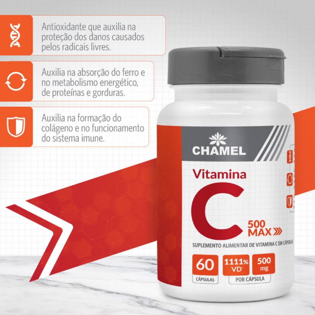  VITAMINA C MAX 500MG 60 CAPSULAS