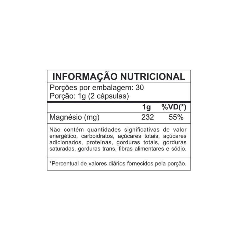 5 Magnésios Muwiz 500mg 60 Cápsulas