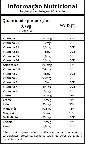 VITALIFT - VITAMINAS E MINERAIS ESSENTIAL NUTRITION