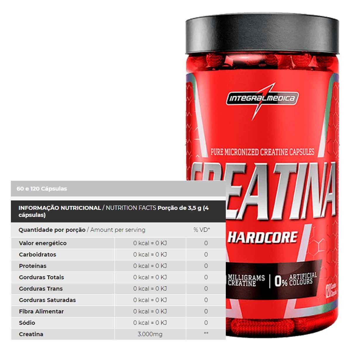 CREATINA 120 CAPS. INTEGRALMEDICA