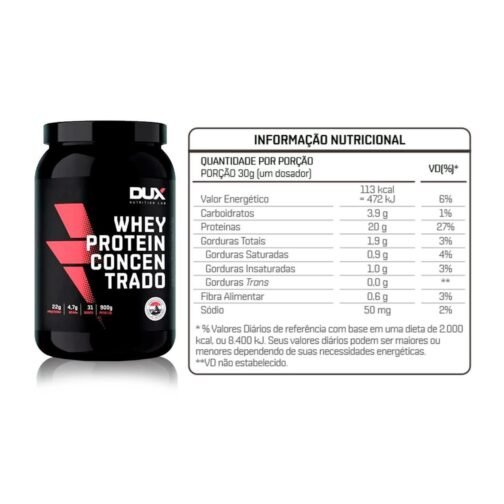 WHEY PROTEIN CONCENTRADO - POUCH 1,8 KG SABOR: COOKIES DUX NUTRITION