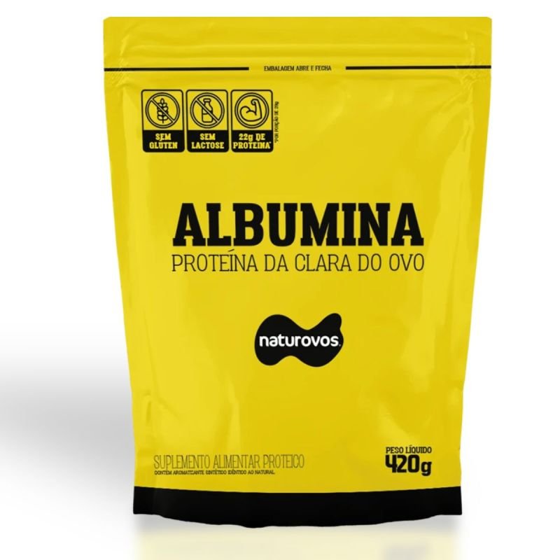 ALBUMINA SABOR MORANGO 420G