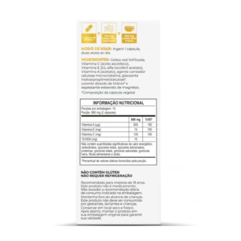 APIREAL GELEIA REAL 30CAPS 100MG APIS FLORA