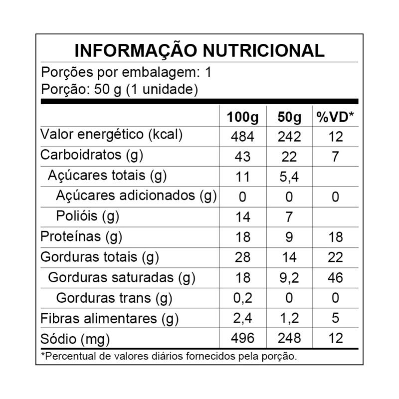 Barra de Proteína sabor Marguerita 50g Mr. Taste 