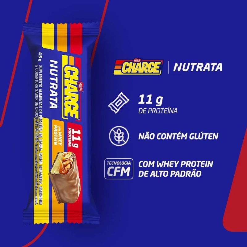 Barra Proteica Charge 45g Nutrata
