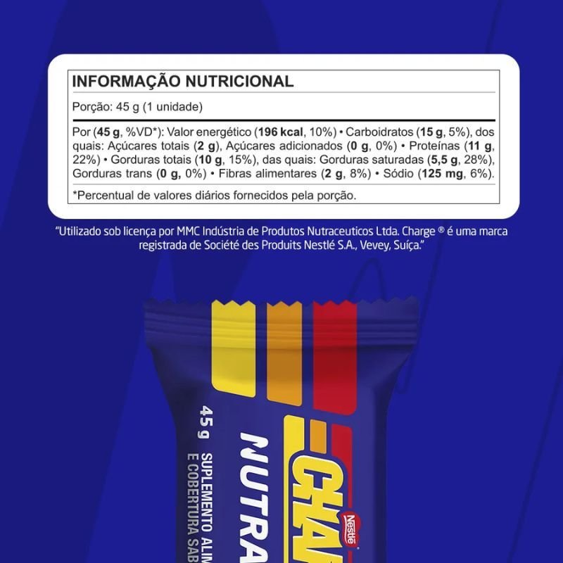 Barra Proteica Charge 45g Nutrata