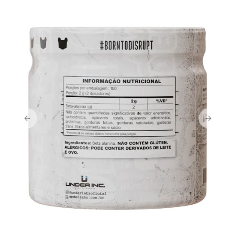 Beta Alanine Borntodisrupt 300g Under Labz