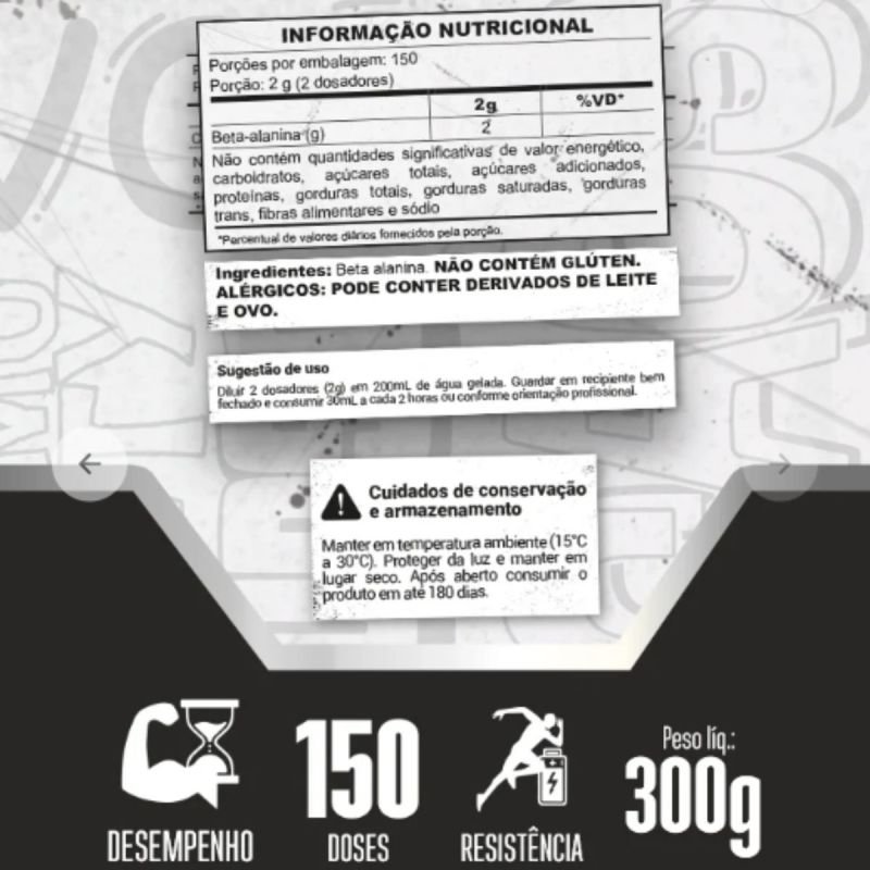 Beta Alanine Borntodisrupt 300g Under Labz