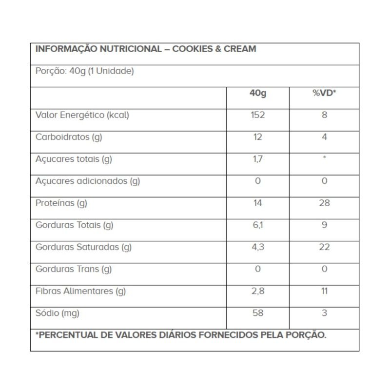 Bold Cookies e Cream 40g