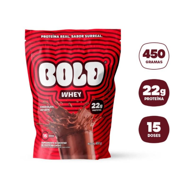 Bold Whey sabor Chocolate ao Leite 450g