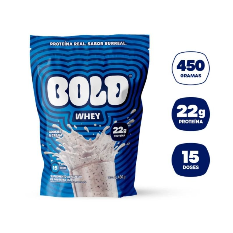 Bold Whey sabor Cookies e Cream 450g