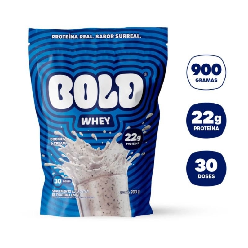 Bold Whey sabor Cookies e Cream 900g