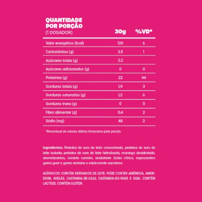 Bold Whey sabor Mousse de Morango 450g