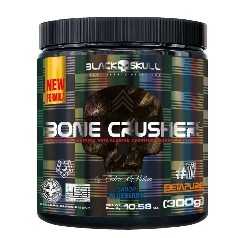 PRÉ TREINO BONE CRUSHER BLUEBERRY 300G