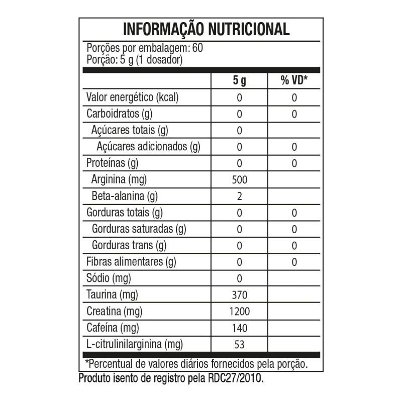 PRE TREINO BONE CRUSHER FRUIT PUNCH 300G