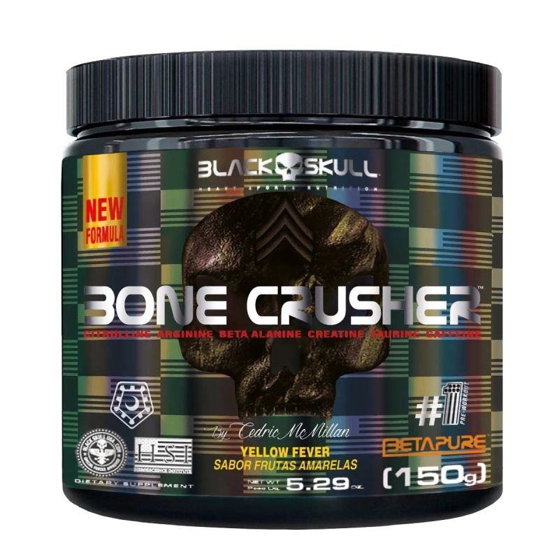 PRE TREINO BONE CRUSHER YELLOW FEVER 150G