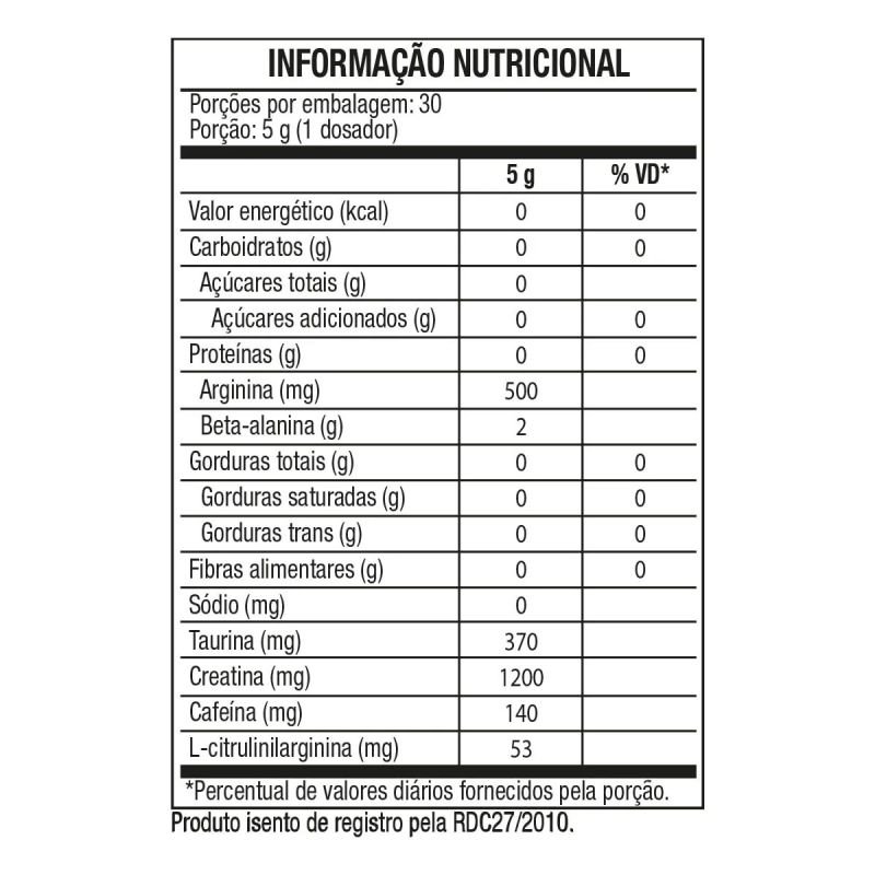 PRE TREINO BONE CRUSHER YELLOW FEVER 150G