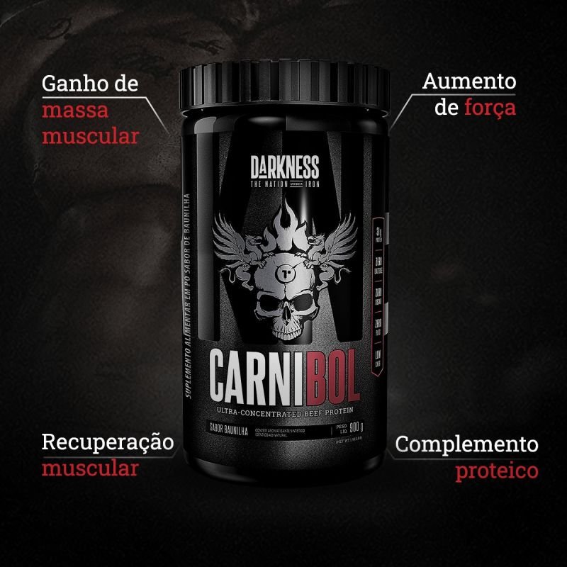 Carnibol sabor Baunilha 900g Darkness
