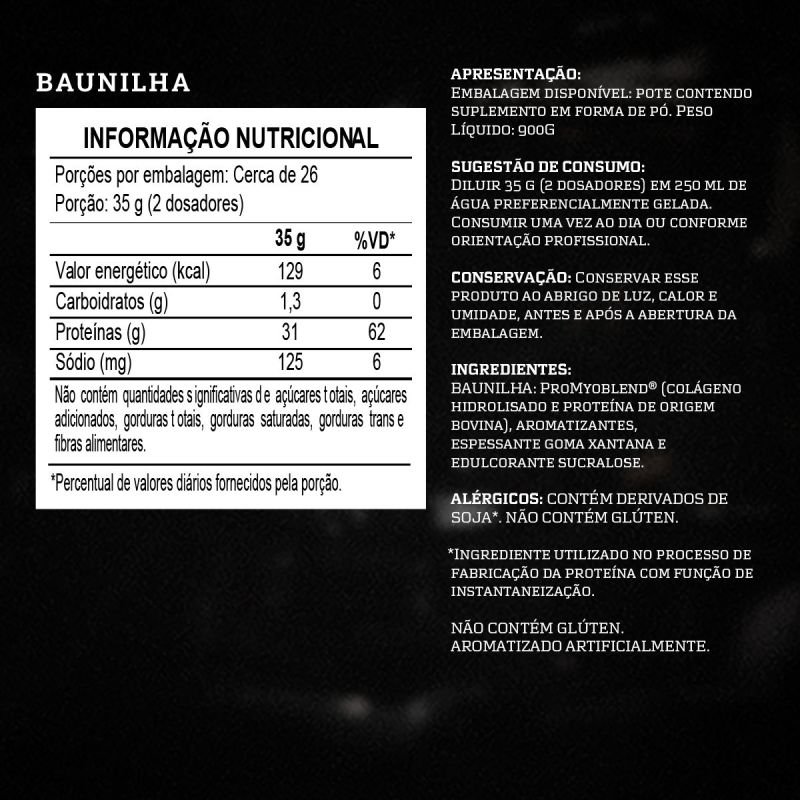 Carnibol sabor Baunilha 900g Darkness