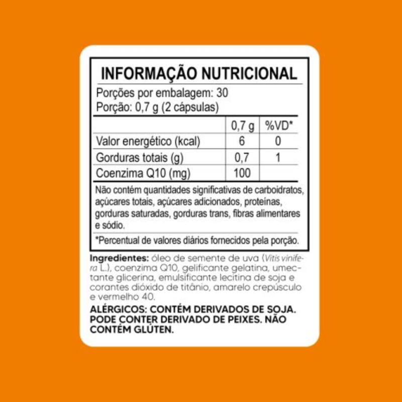 Coenzyme Q10 60 Cápsulas Softgel Tiaraju