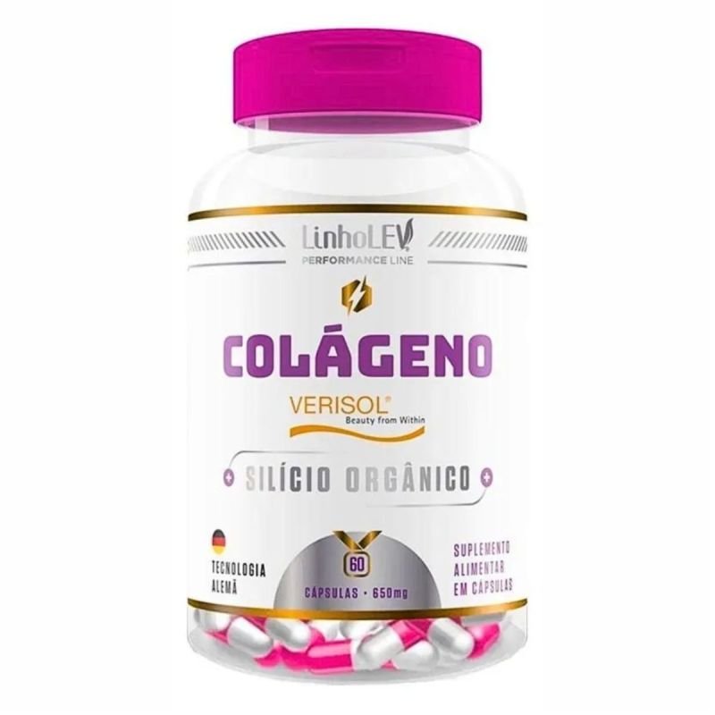 COLAGENO VERISOL + SILICIO ORGANICO 650MG 60CAPS LINHO LEV