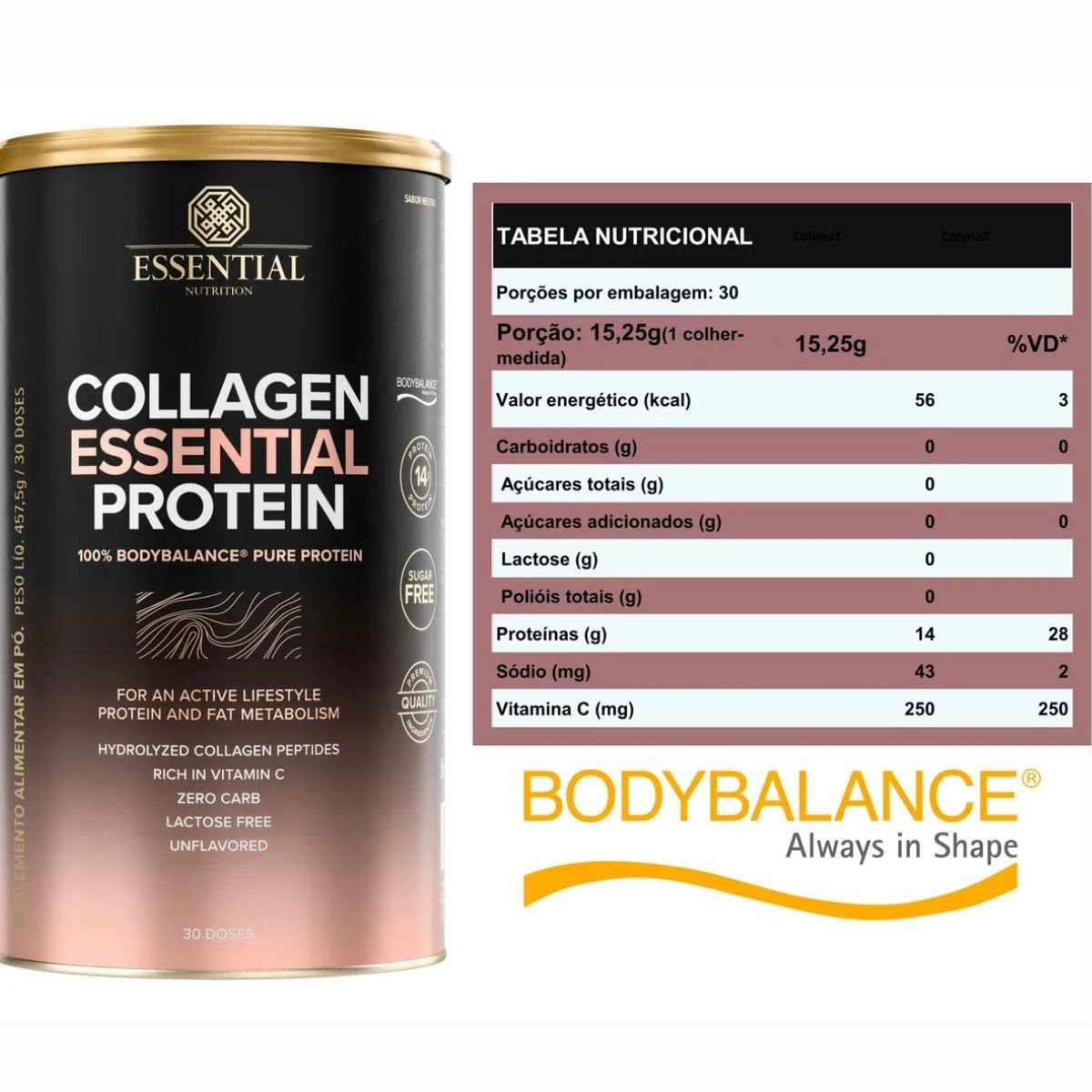 Collagen Protein Sabor Neutro 457,5g Essential