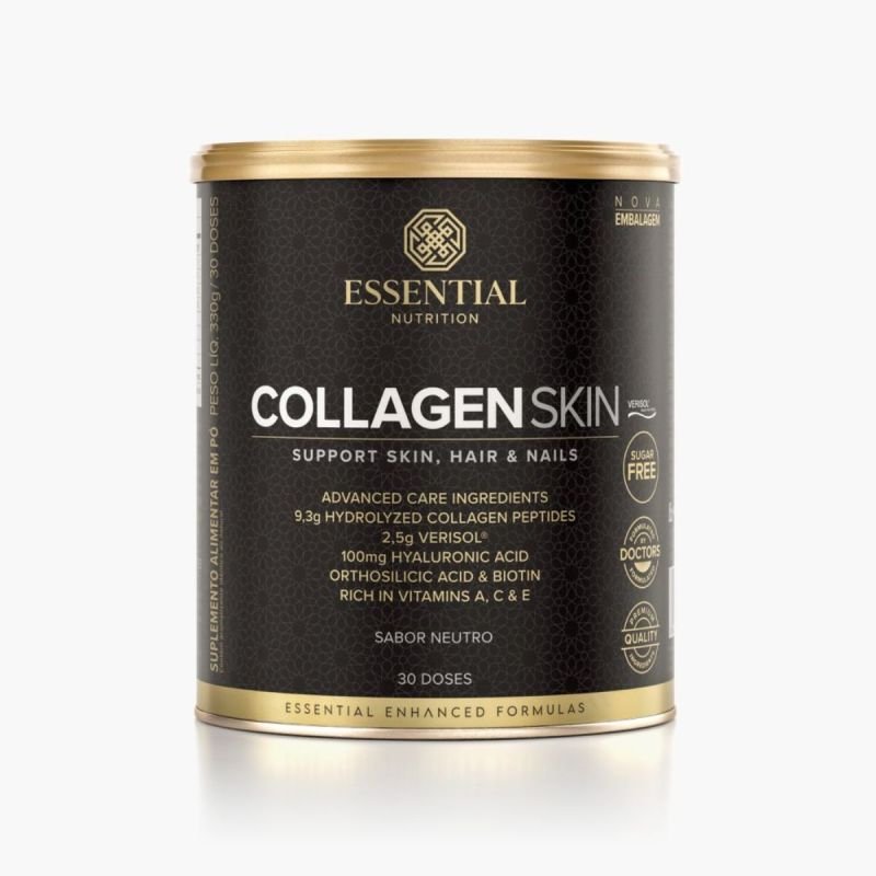 COLLAGEN SKIN- COLAGENO HIDROLISADO - POTE 300G - SABOR NEUTRO