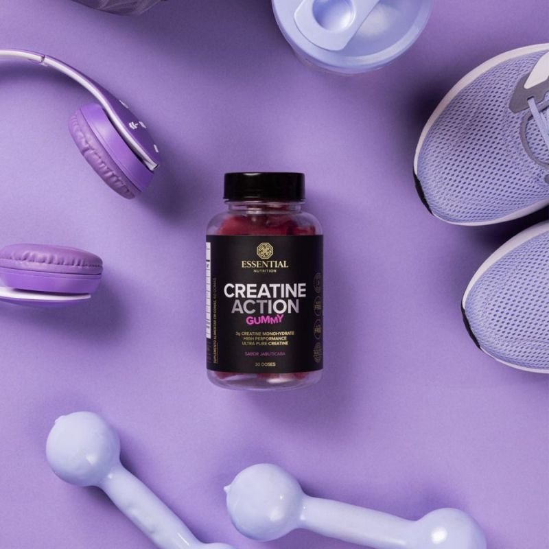 Creatine Action Gummy sabor Jabuticaba 60 Gummy Essential