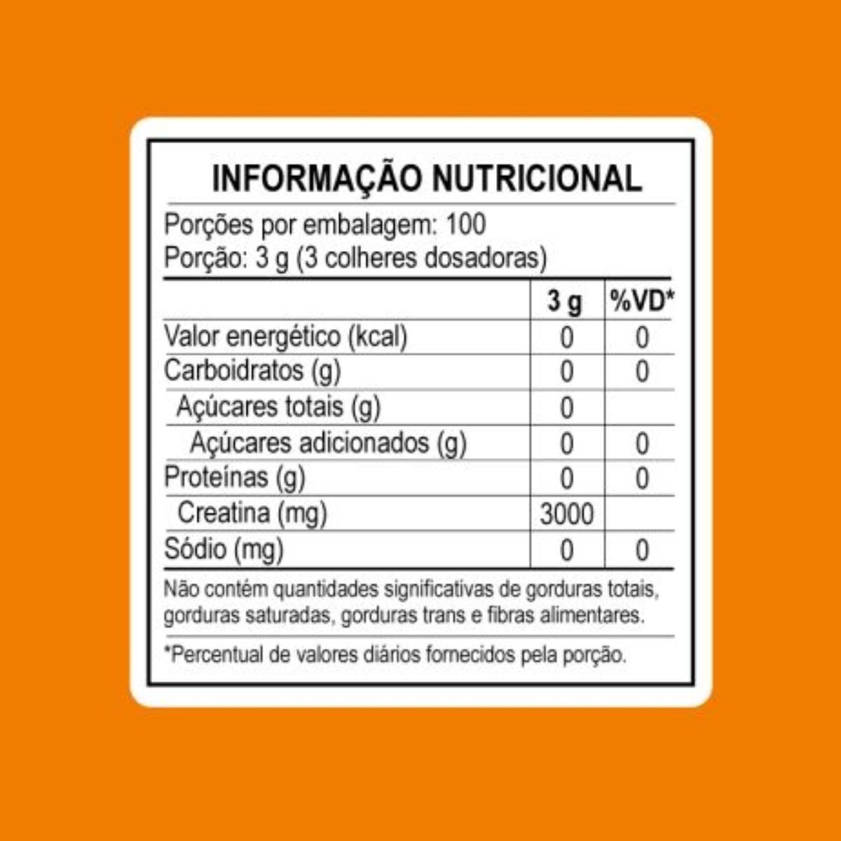 CREATINA MONOHIDRATADA X 300 G POTE TIARAJU