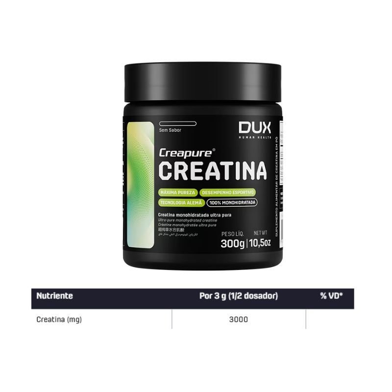 Creatina 100% Creapure® DUX 300g
