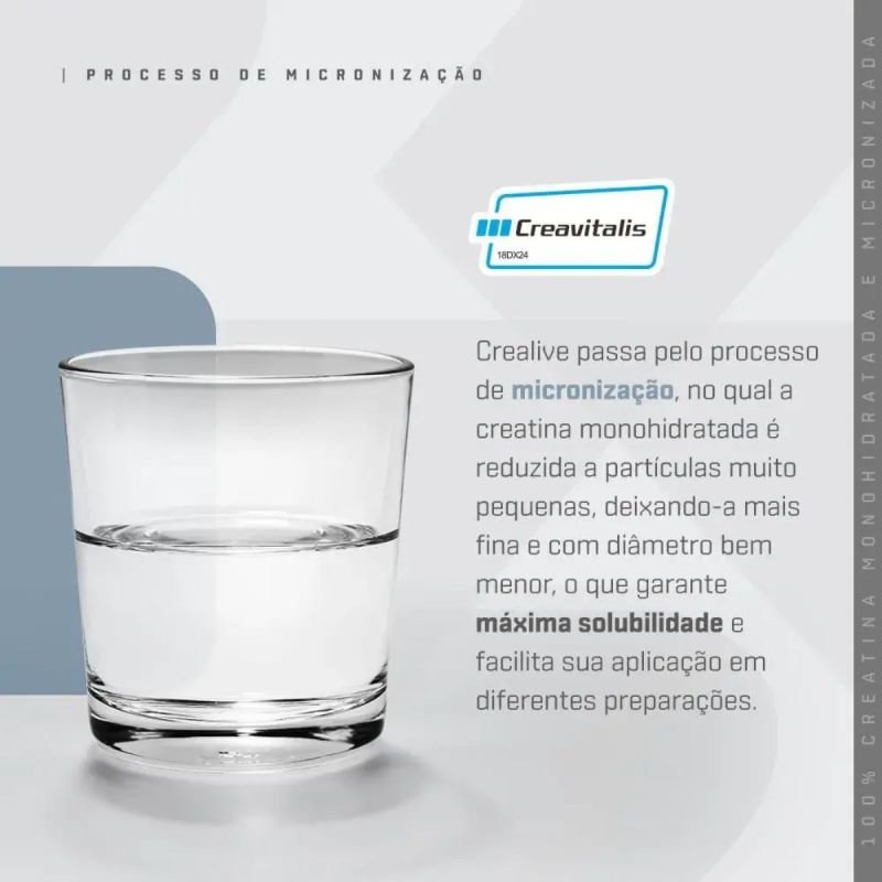 CREATINA CREALIVE 100% PURA (CREAVITALIS) 100G DUX NUTRITION