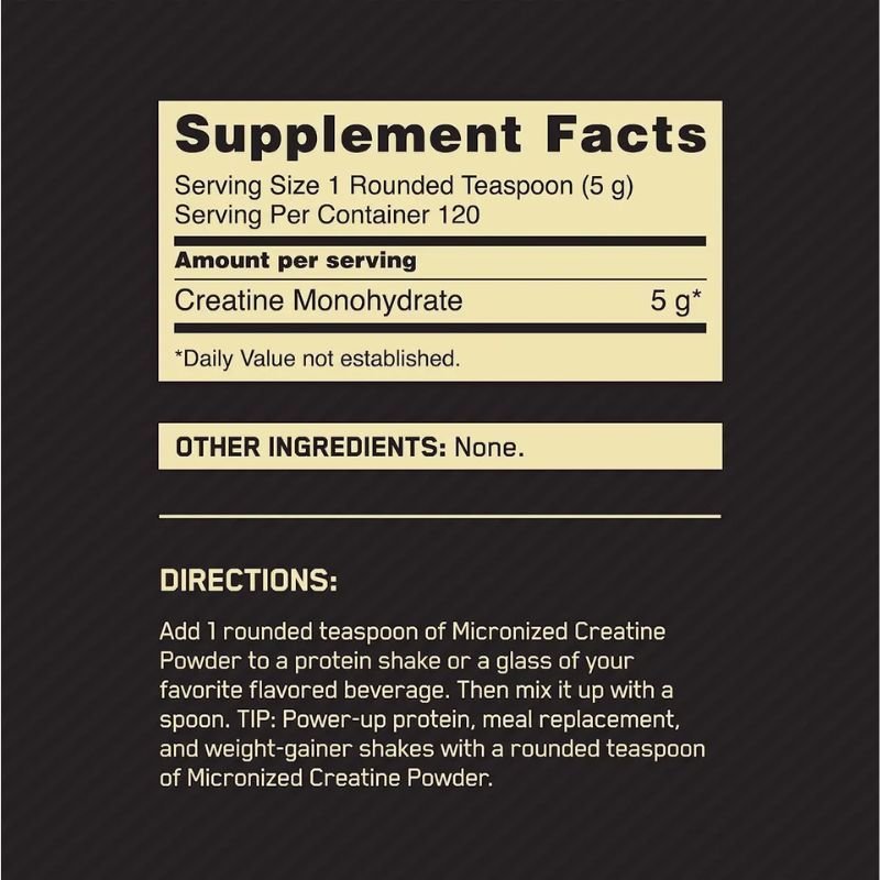 Creatina Micronizada 300g Optimum Nutrition