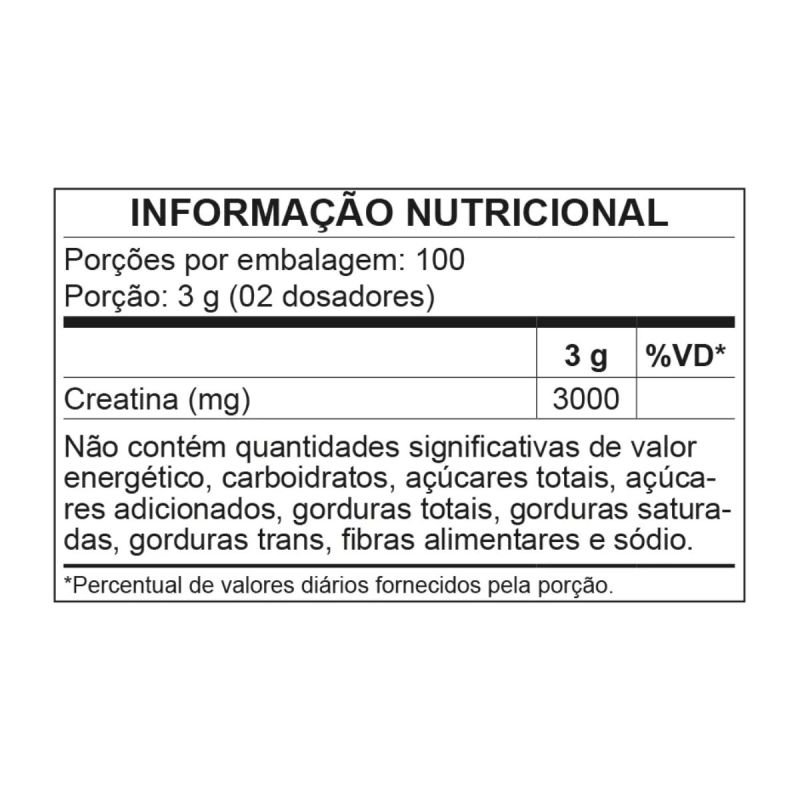 CREATINA MONOHIDRATADA 300GR REFIL - NUTRATA