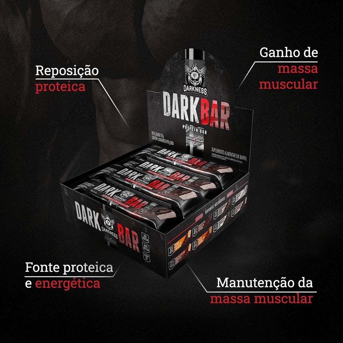 DARK BAR MORANGO COM CHOCOL