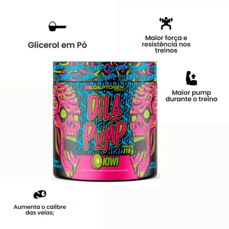 Dila Pump Energy sabor Kiwi 318G Adaptogen