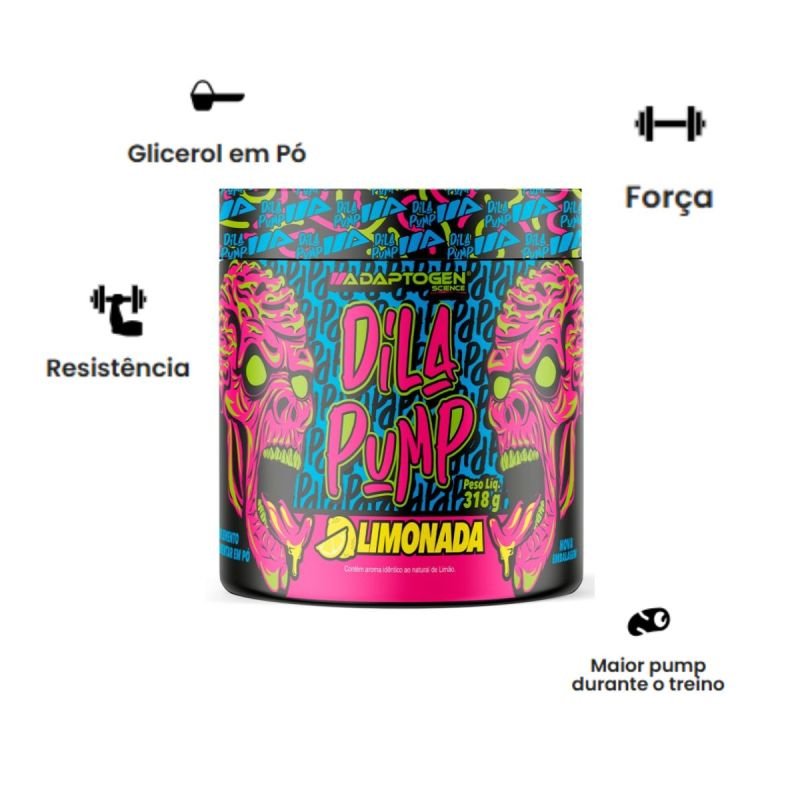 PRÉ TREINO DILA PUMP LIMONADA 318G