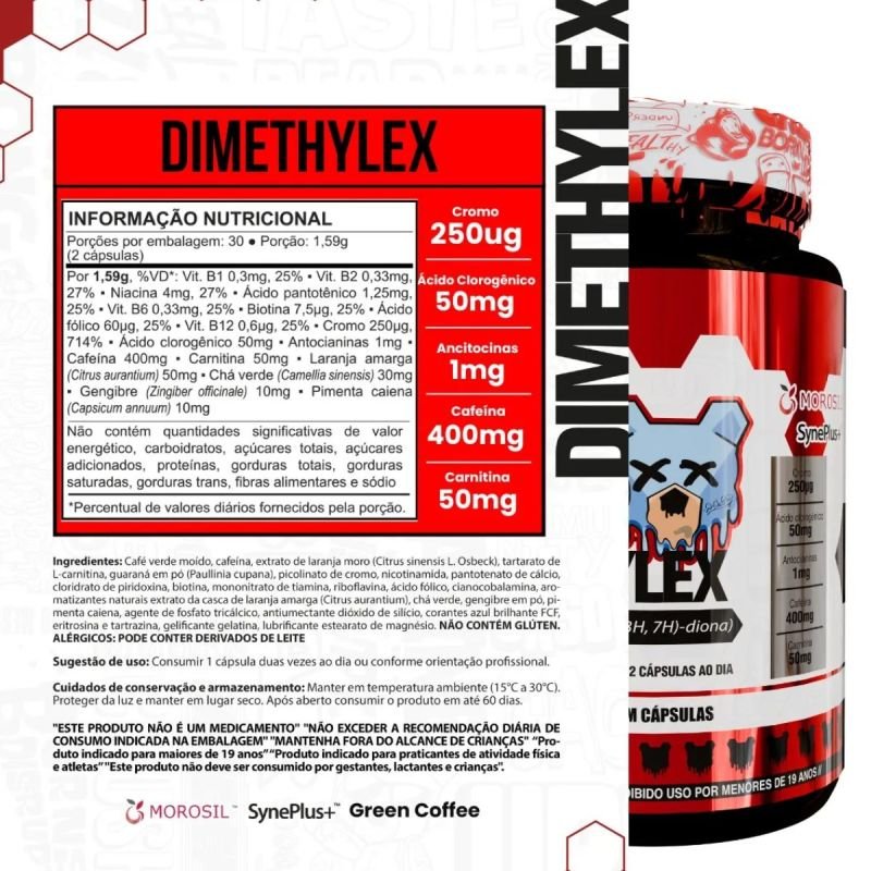 Dimethylex 60 cápsulas Under Labz