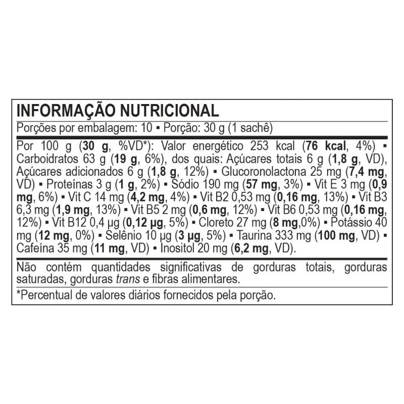 ENERGEL BLACK SACHE - ABACAXI COM HORTELA