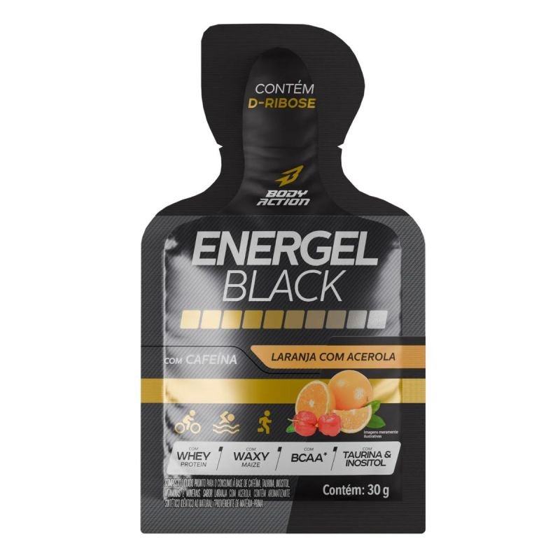 ENERGEL BLACK SACHES - LARANJA COM ACEROLA