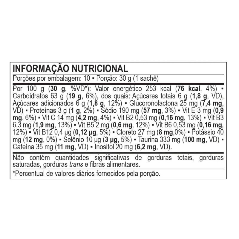 ENERGEL BLACK SACHES - LARANJA COM ACEROLA