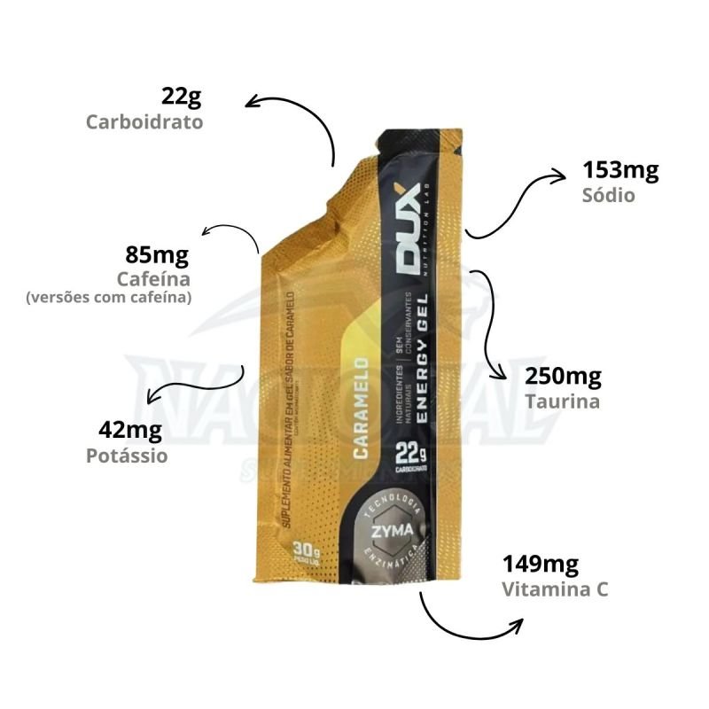 Energy Gel sabor Caramelo Dux Nutrition