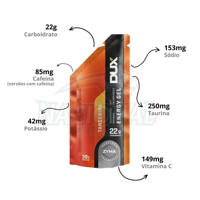 ENERGY GEL 30G DUX TANGERINA