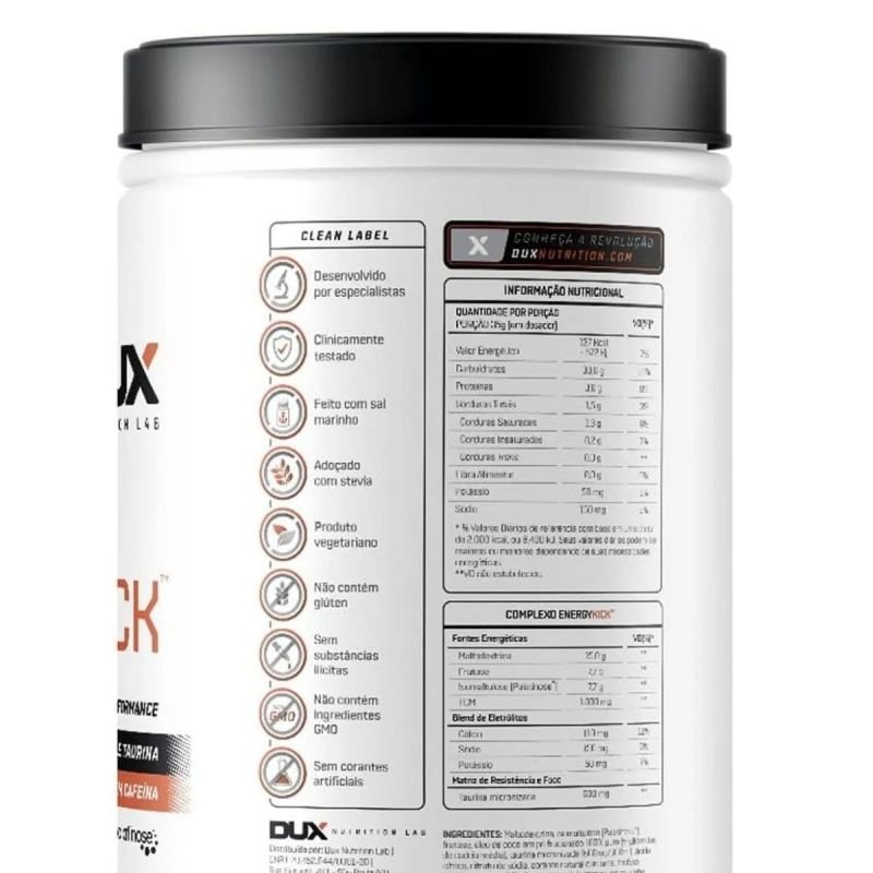 ENERGY KICK LARANJA - POTE 1000G