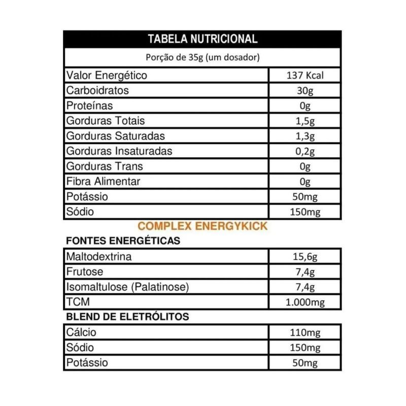 ENERGY KICK LIMÃO - POTE 1000G DUX NUTRITION