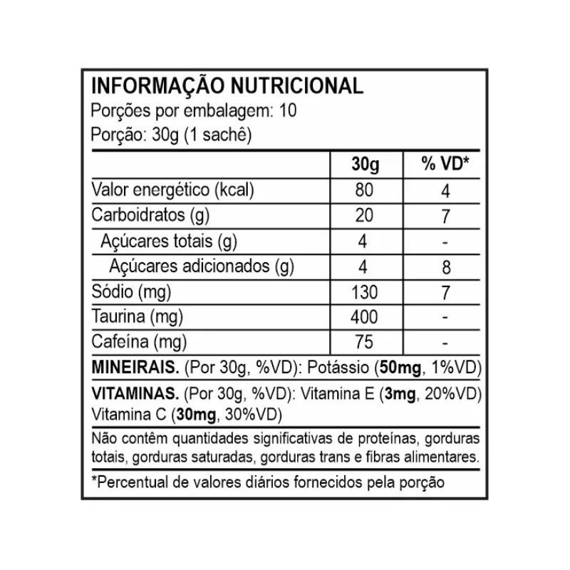 Energy Pro Gel Black Sudract sabor Caramelo Salgado 30g