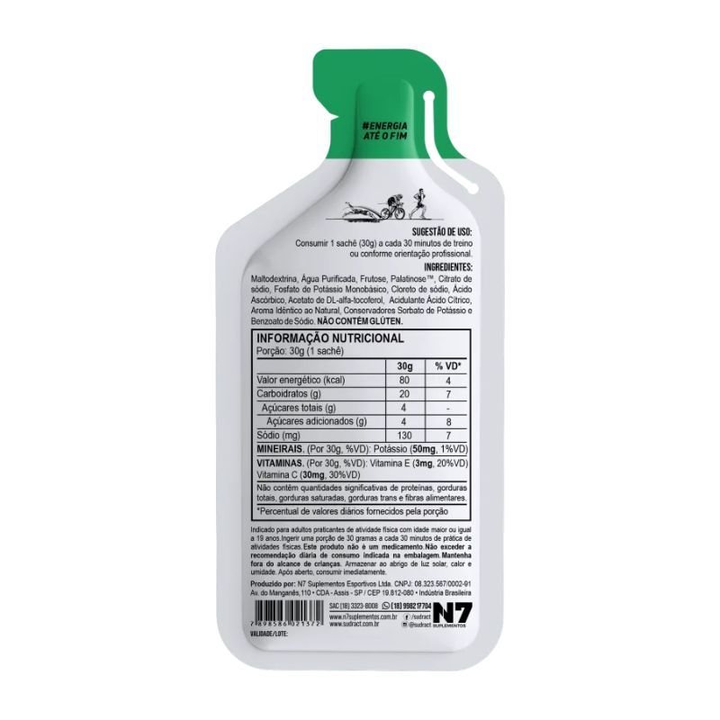 Energy Pro Gel Sudract sabor Limão 30g